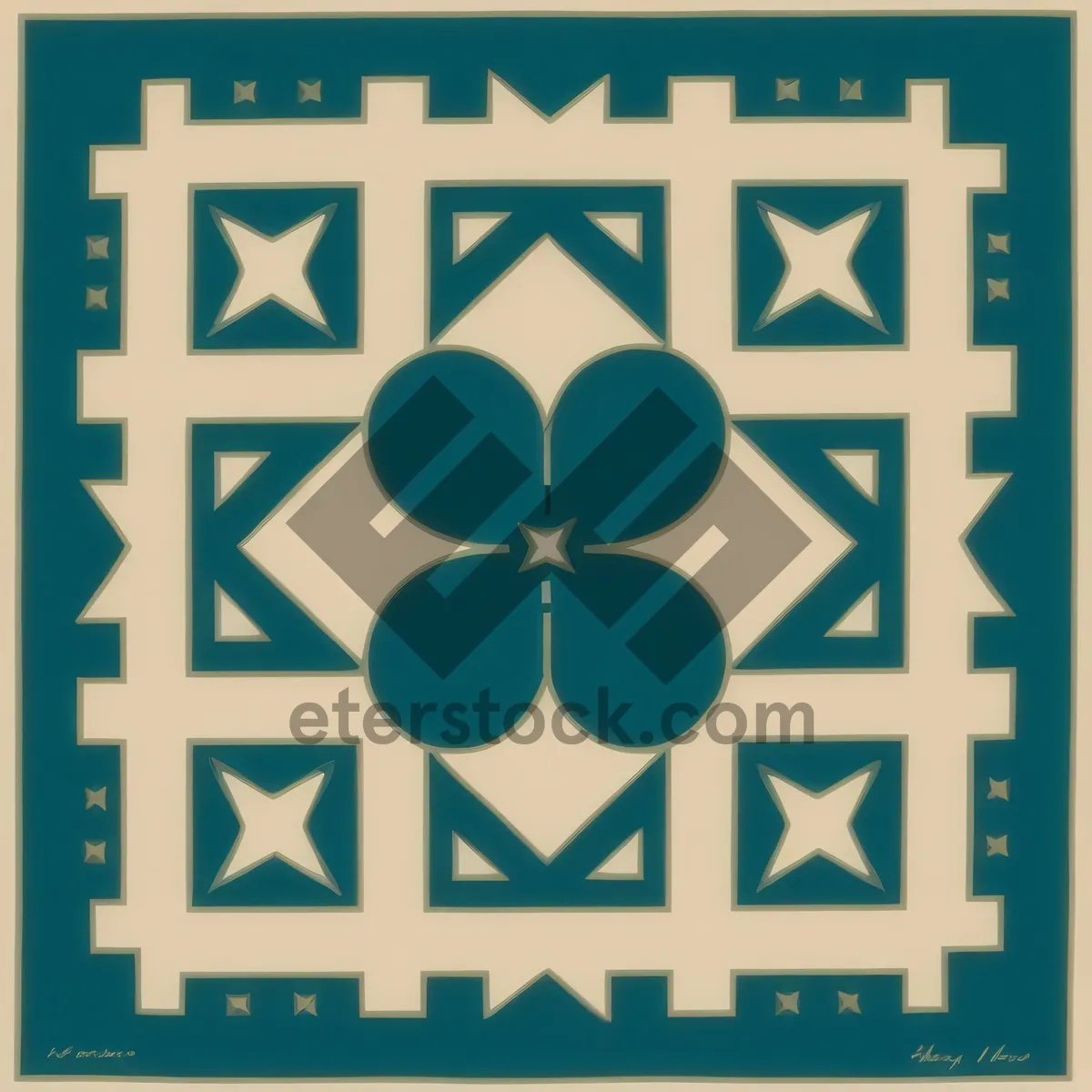 Picture of Graphic Symbol of Artistic Icon Design with Pattern