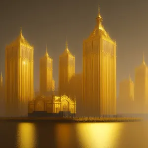 London's Majestic Skyline Reflecting on the Thames