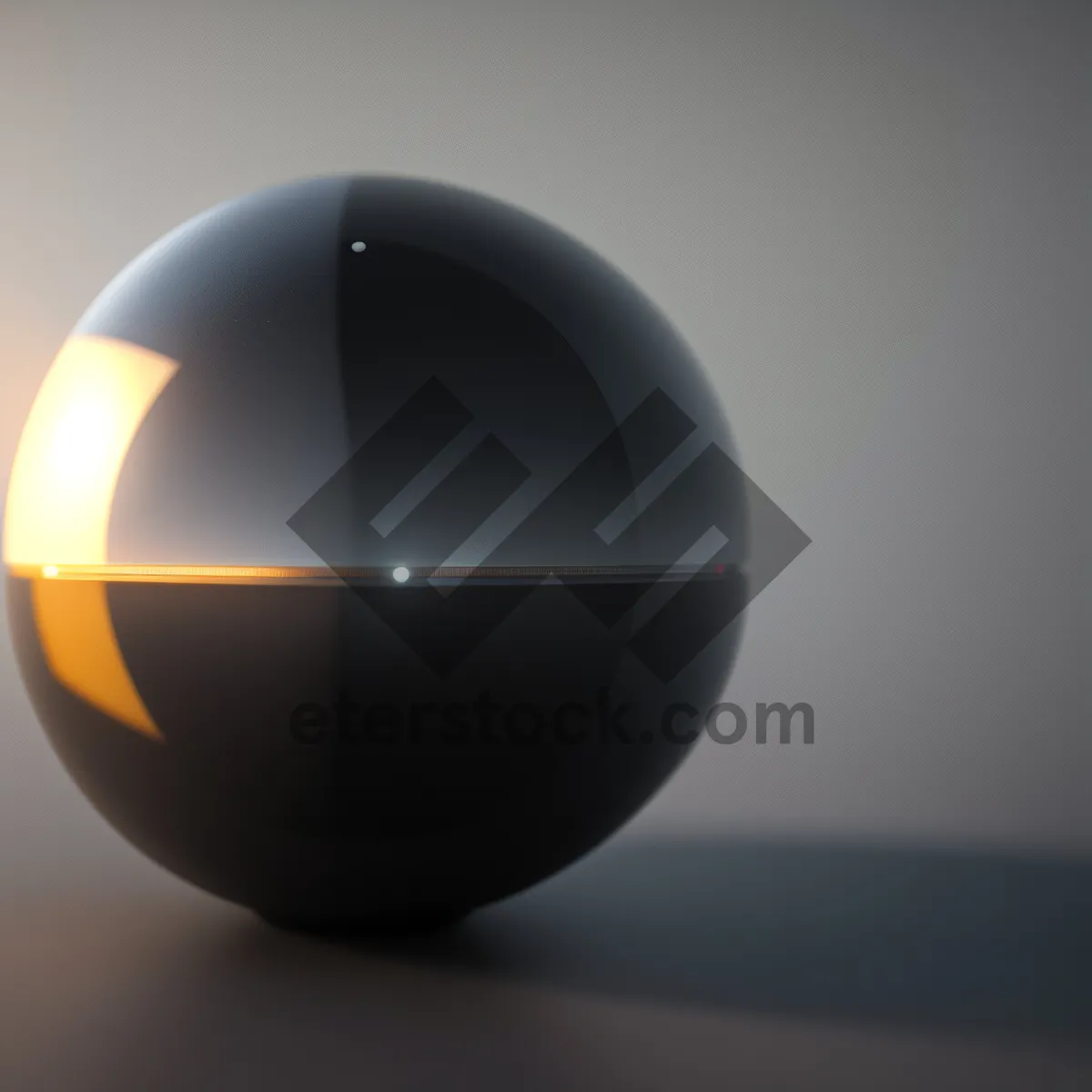 Picture of Shiny 3D Glass Sphere Icon Design