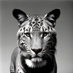 Powerful Striped Hunter - Majestic Tiger Close-Up