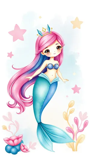 Cute Cartoon Princess Clip Art - Royalty Elegant Aristocrat