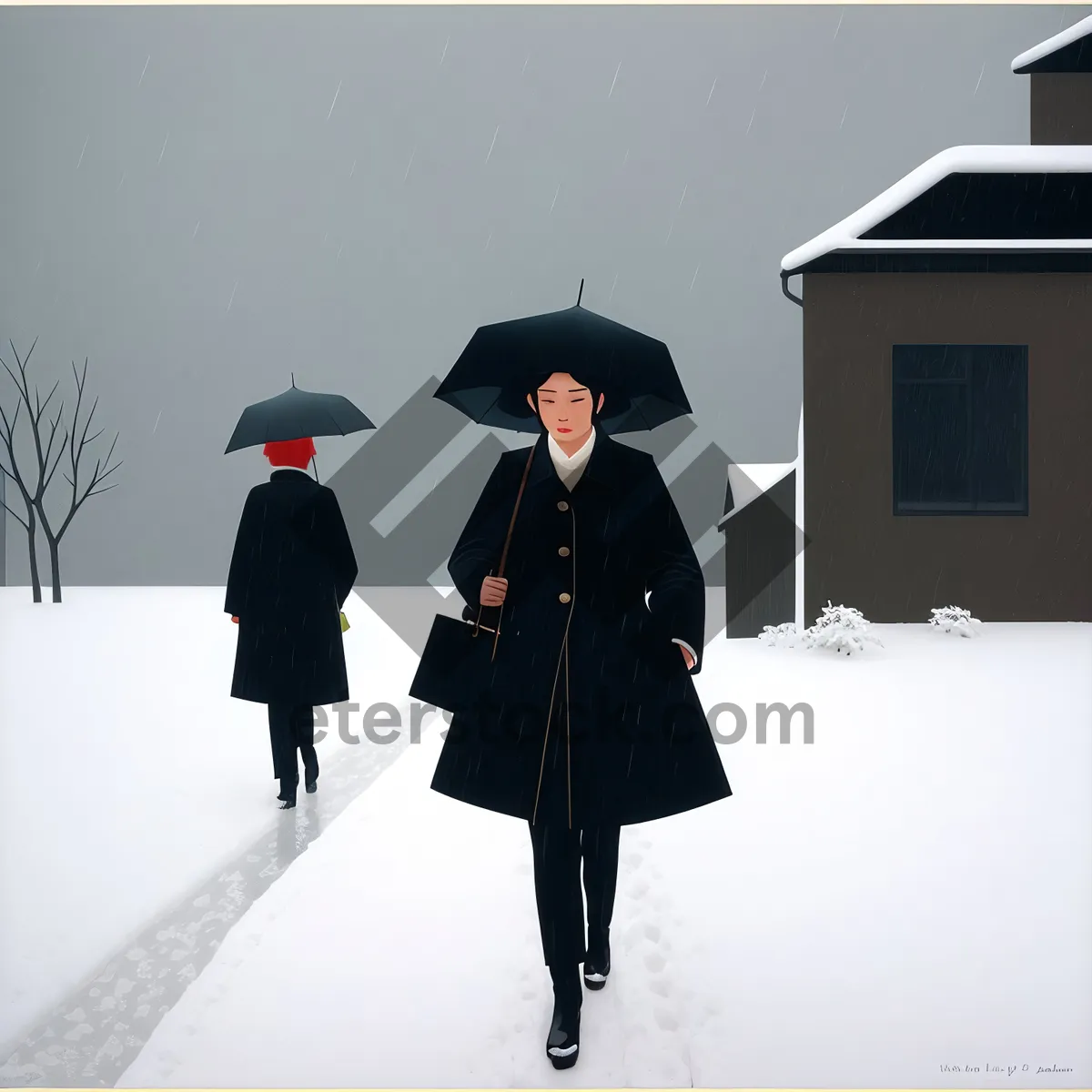 Picture of Successful Graduate in Academic Gown and Mortarboard Hat