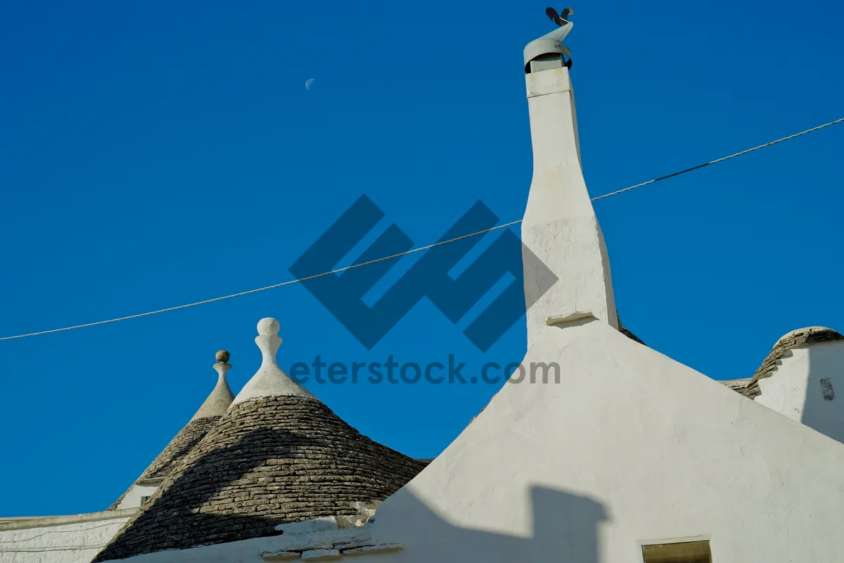 Picture of Orthodox Cathedral Tower against Sky.