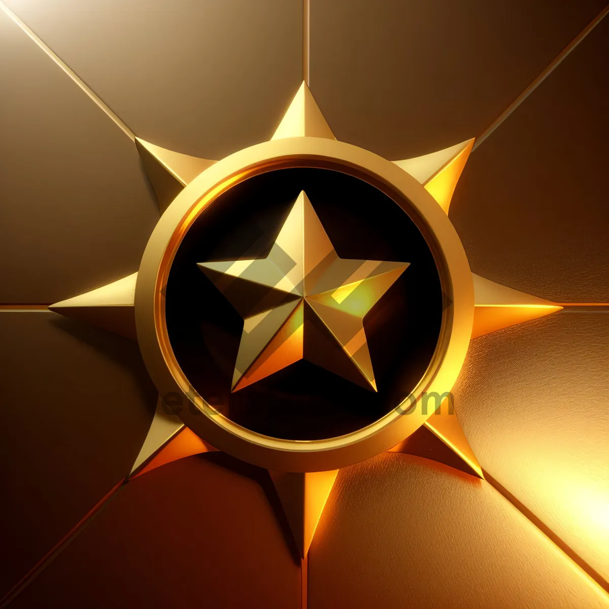 Picture of Heraldic Baron Symbol Star Design