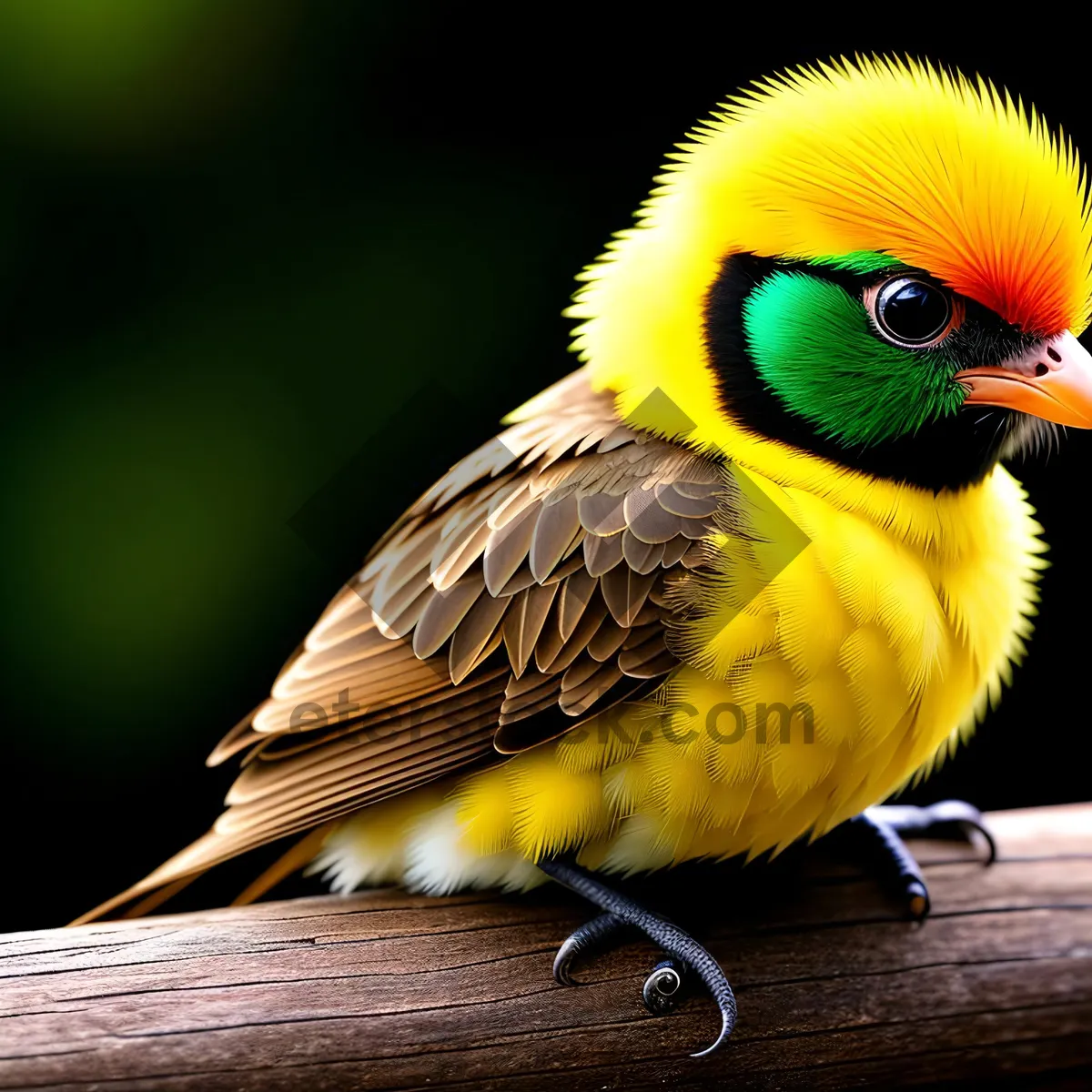 Picture of Vibrant Tropical Macaw on Branch