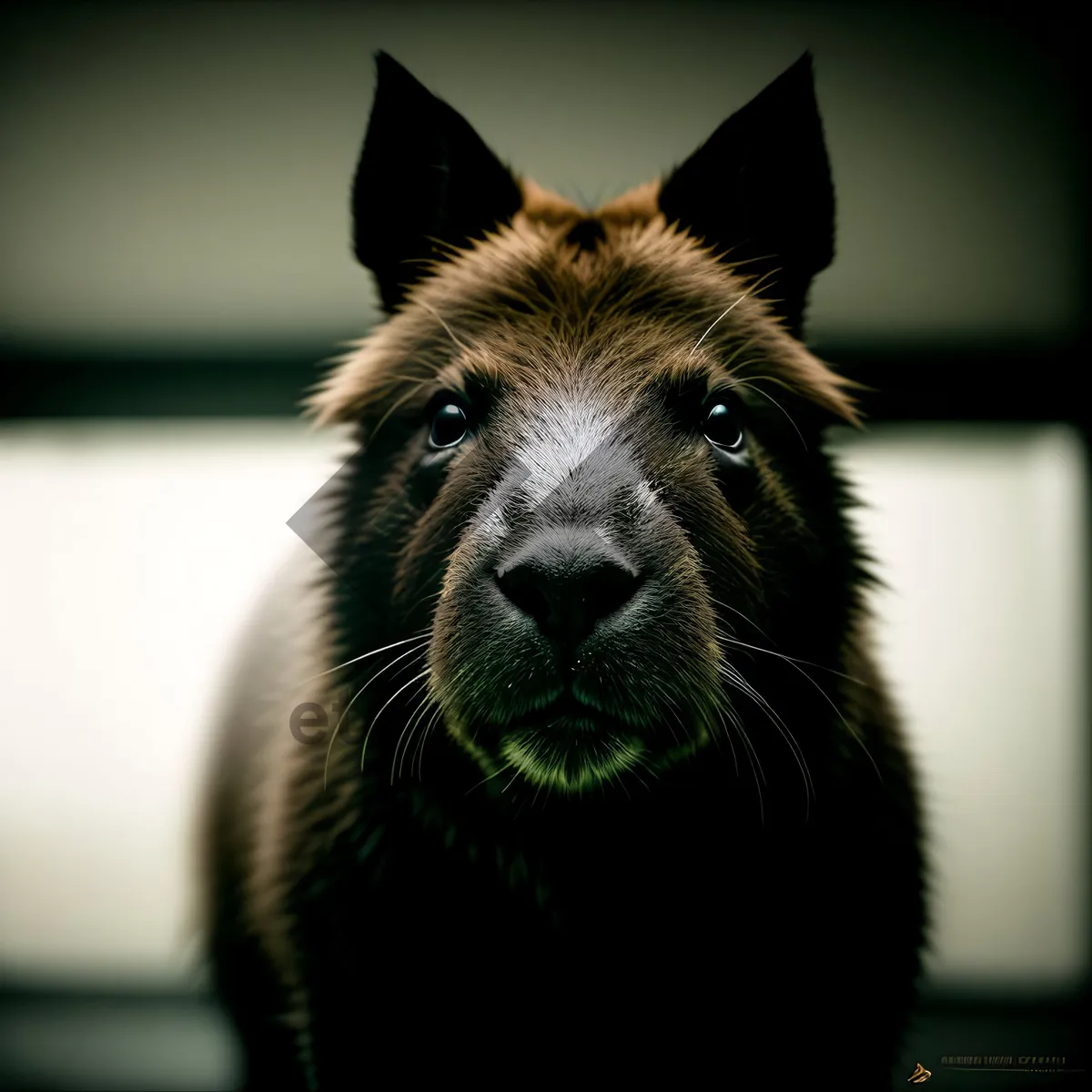 Picture of Adorable Shepherd Dog with Piercing Eyes