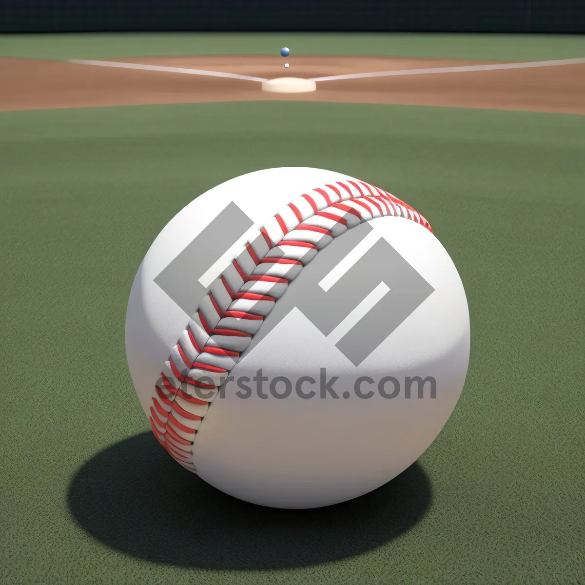 Picture of Baseball Glove on Green Grass: Essential Equipment for the Game