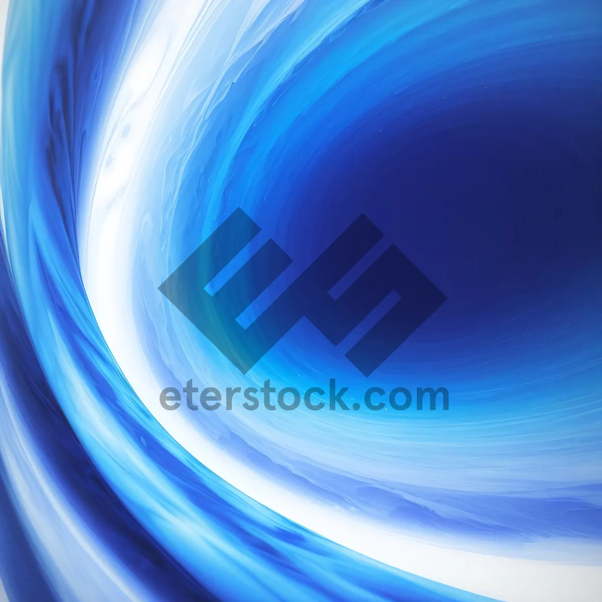 Picture of Abstract Digital Artwork: Vibrant Cosmic Flow