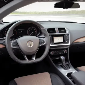 Modern Luxury Car Steering Wheel Control