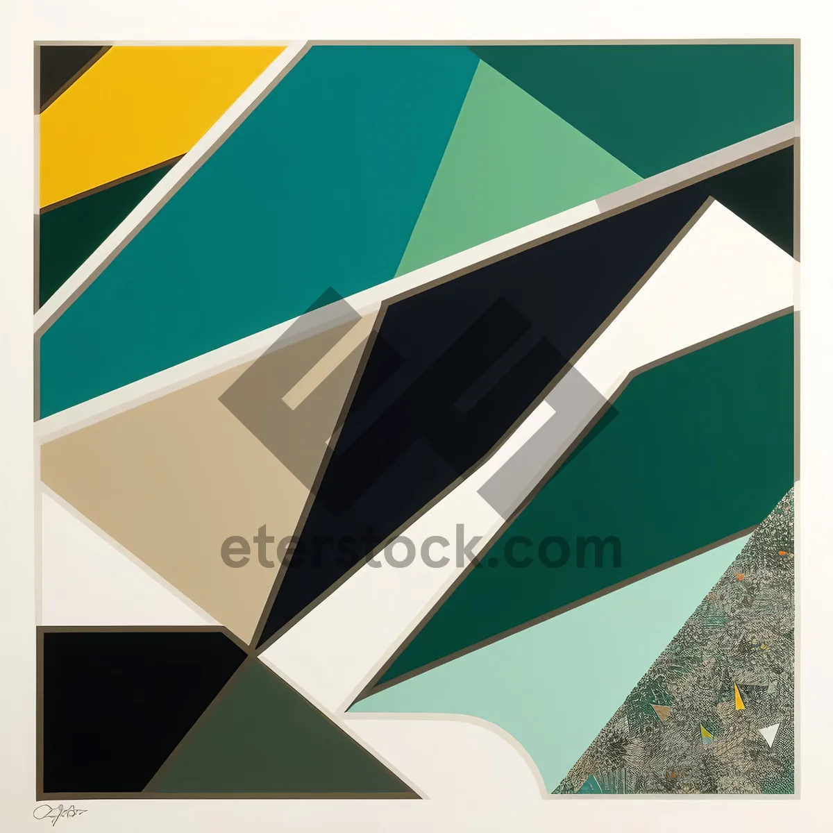 Picture of Country Flag Design: Artistic 3D Mosaic Pattern