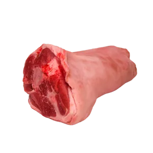 Fresh fillet of beef steak with rose petal garnish.