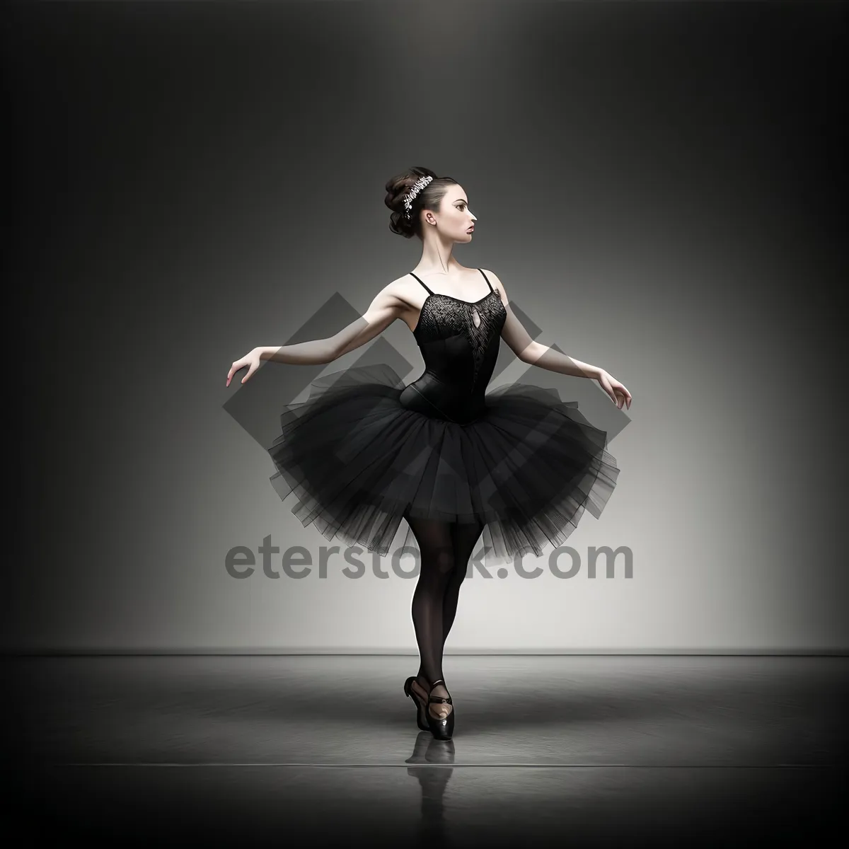 Picture of Graceful Ballet Dancer in Action