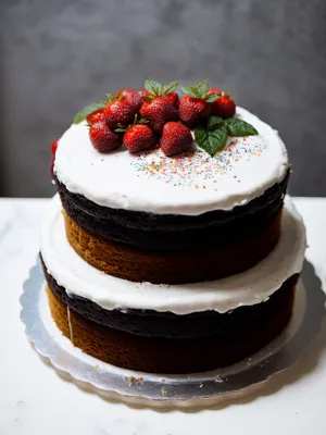 Delicious Berry Trifle with Chocolate Sauce