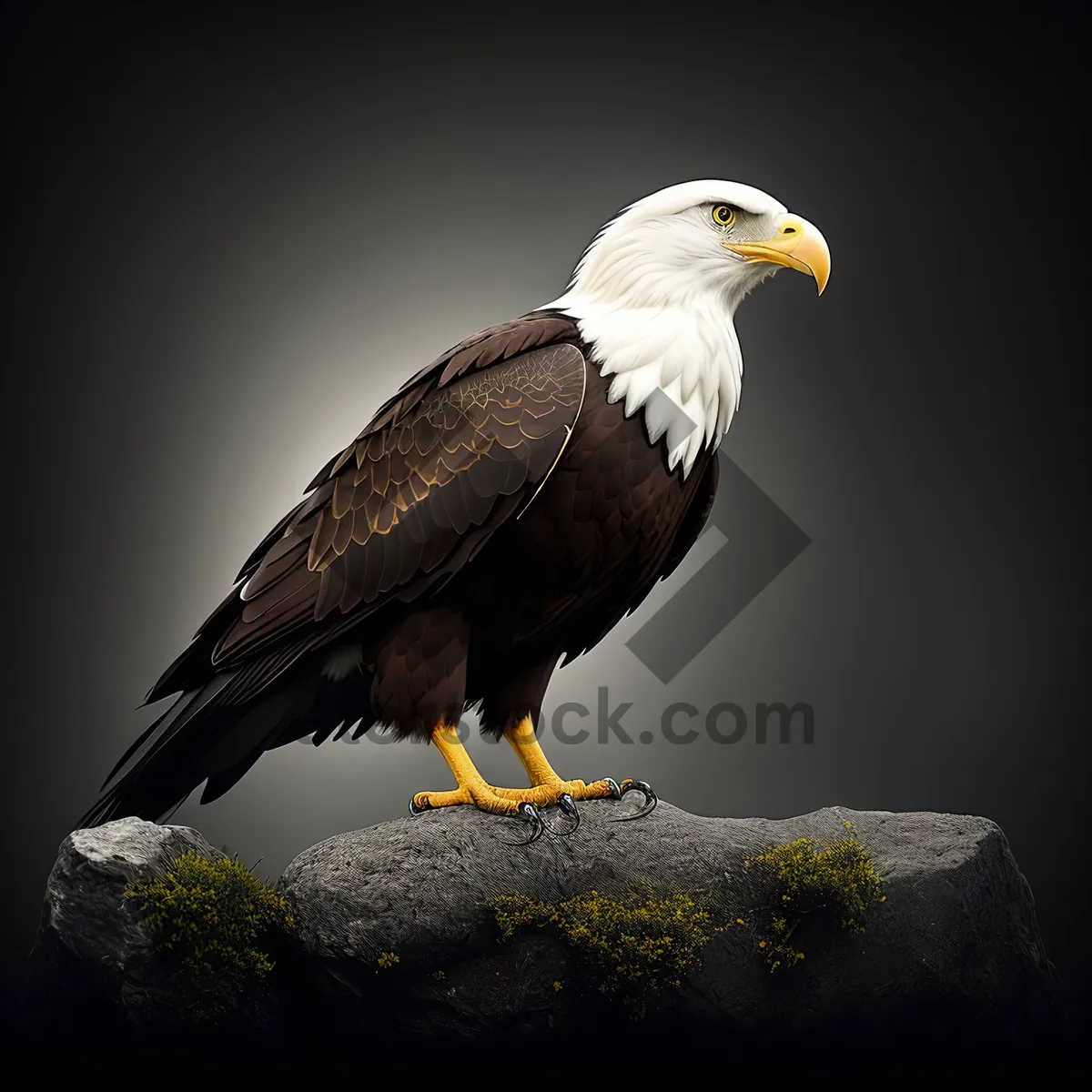 Picture of Majestic Bald Eagle in Flight: Iconic Symbol of Freedom