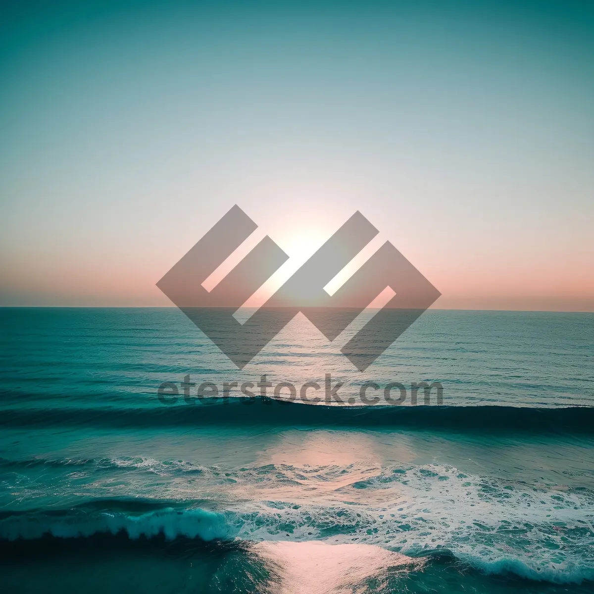 Picture of Tranquil Sunset at Tropical Beach - Paradise Vacation