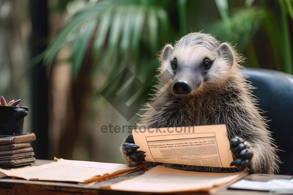 Picture of Spiky fur creature with protective quills