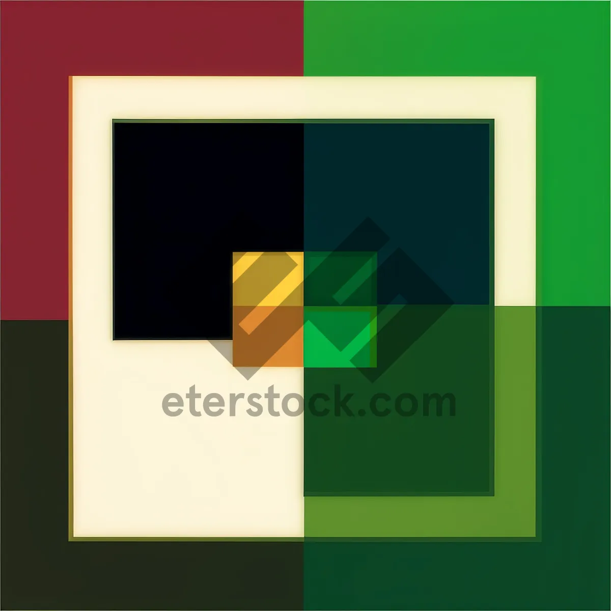 Picture of Snapshot Blank Design: Paper Square Empty Frame - 3D