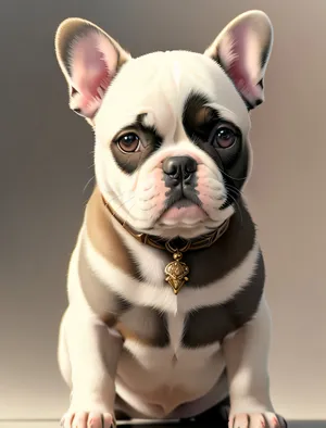 Cute Terrier Bulldog Puppy - Adorable Purebred Canine