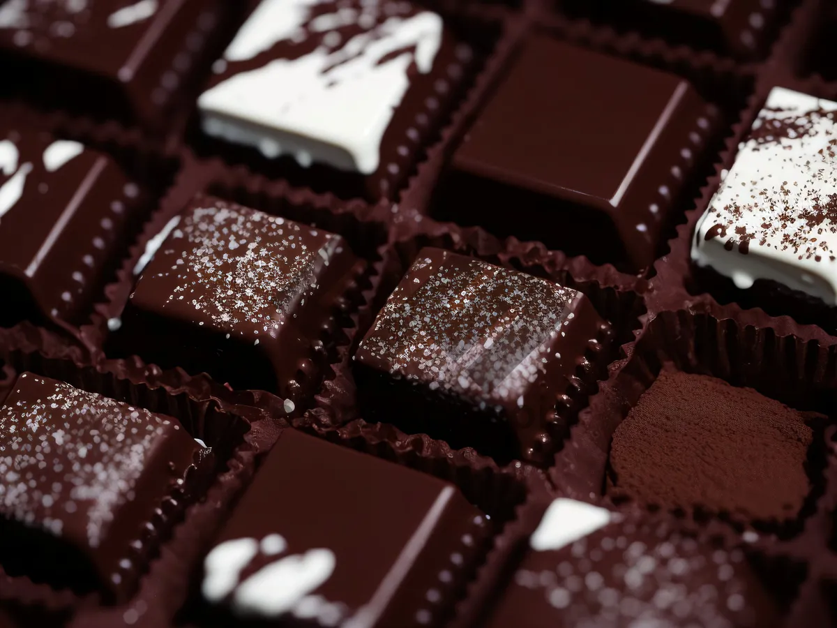 Picture of Delicious Gourmet Dark Chocolate Candy Box