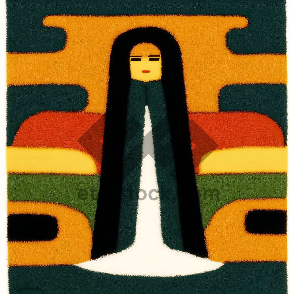 Picture of Symbolic Warning Sign Flag Image