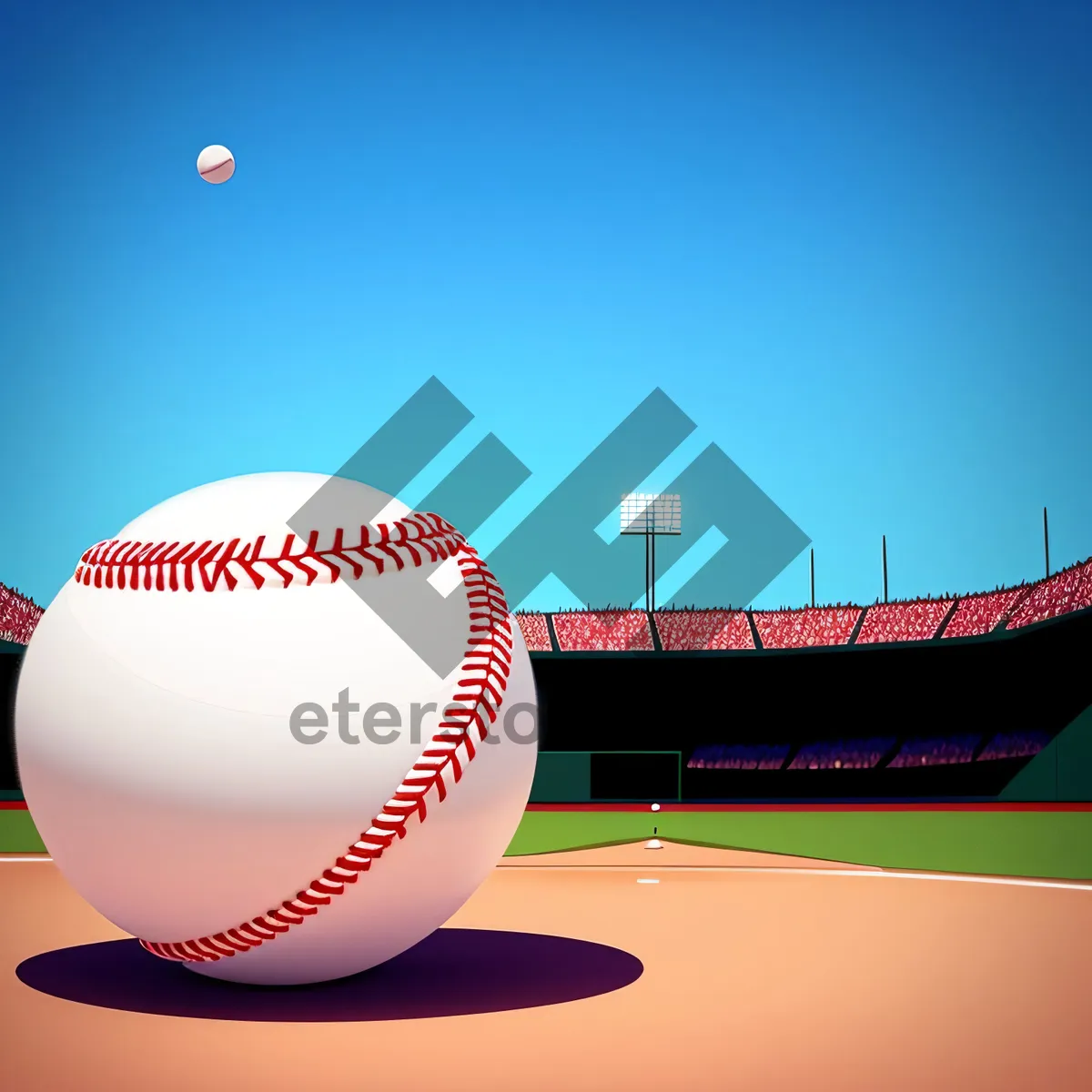 Picture of Baseball Glove and Ball - Essential Game Equipment
