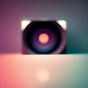 Shiny Circle Aperture: 3D Icon for Light Control