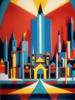 Colorful School Supplies and Artistic Tools Background Design