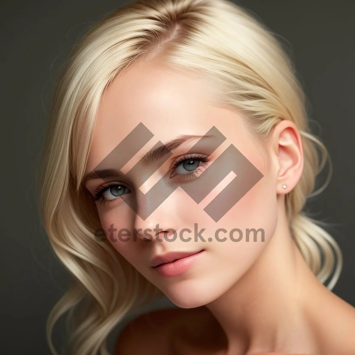 Picture of Radiant Beauty: Attractive Portrait of a Healthy, Pretty Model