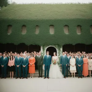 Student exploring modern building architecture at travel center.