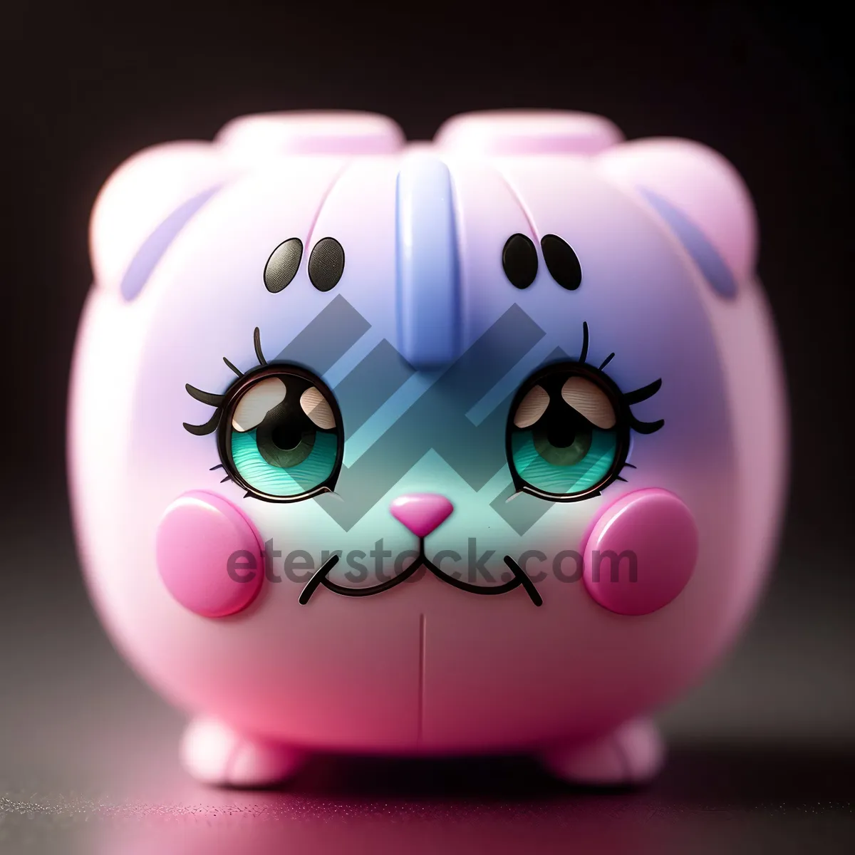 Picture of Pink Piggy Bank with Coins - Saving for Wealth