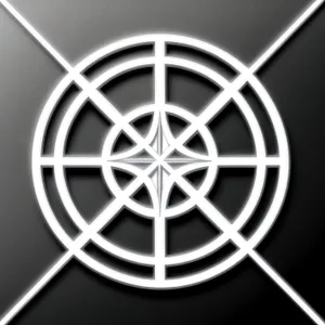 Shiny Black Circle Web Button Icon