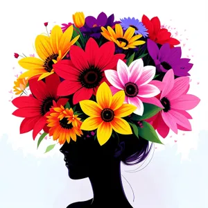 Burst of Sunshine: Vibrant Floral Bouquet in Full Bloom