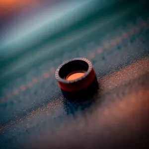 Close-up of Top Pen with Cap and Lighter Device