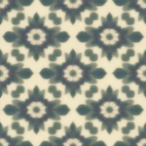 Floral vintage ornamental wallpaper with organic elements.