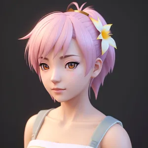 Blond Fashion Doll with Beautiful Smile