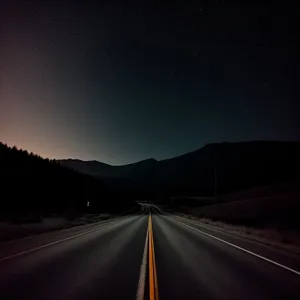 Speeding through the Night Skyline: Expressway in Motion