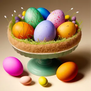 Colorful Easter Egg Celebration