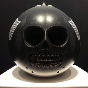 Masked Pirate Head in Unique Bathysphere Attire