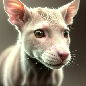 Adorable Feline Kitty with Whiskers