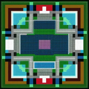 Digital circuit board with CPU and data chip