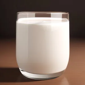 Creamy Milk Glass: Refreshing Morning Beverage