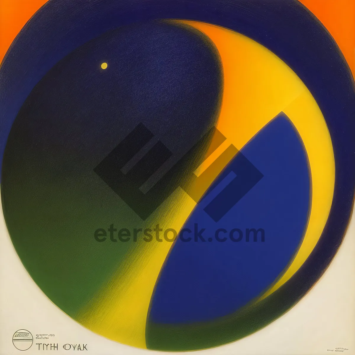 Picture of Nation's Round Flag Design on Compact Disk