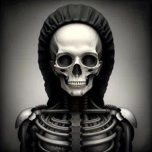 Terrifying Gas Mask Protection: Skull-faced Horror