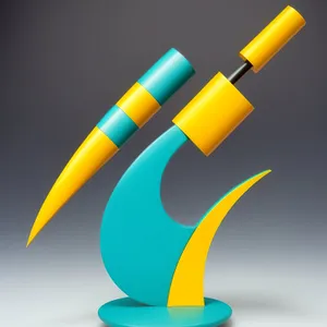 Glossy web icons set with pencil, crayon, and thumbtack