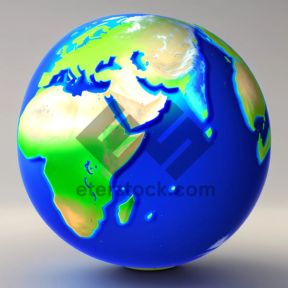 Picture of Global Sphere: Earth, Maps, and Continents in 3D