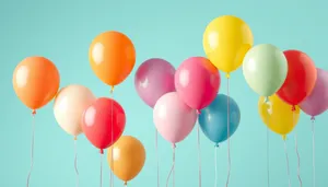 Colorful Celebration Party Balloons