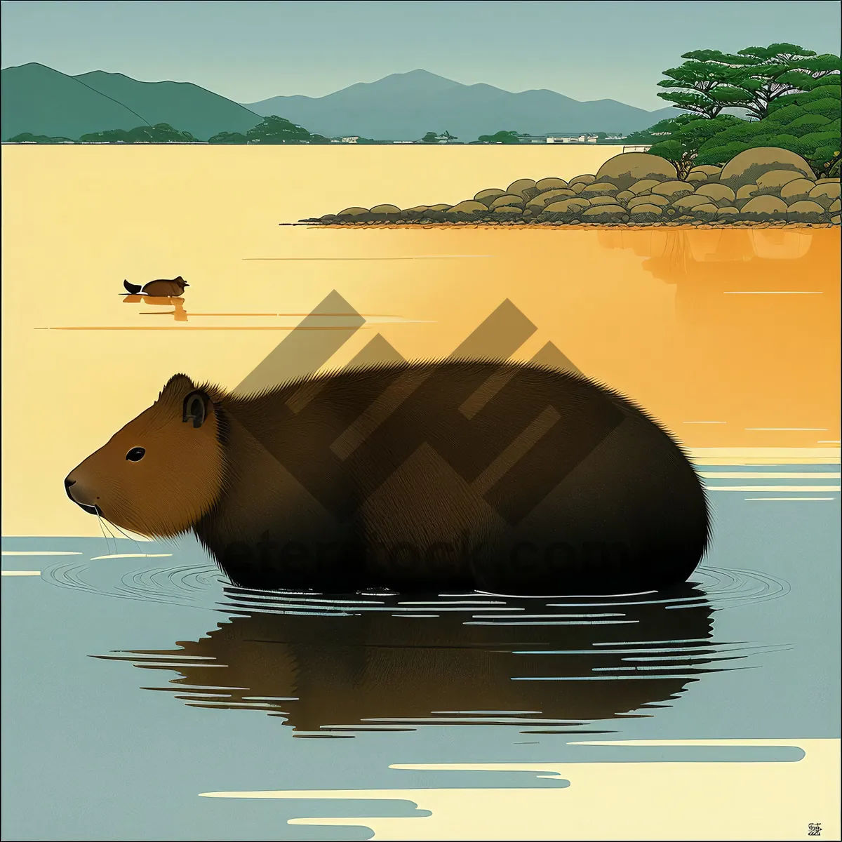 Picture of Majestic Hippo Basking in Coastal Waters"

(Note: It is important to note that image alt text is typically used for accessibility purposes, rather than SEO. However, I have provided a descriptive image name based on the given tags.)