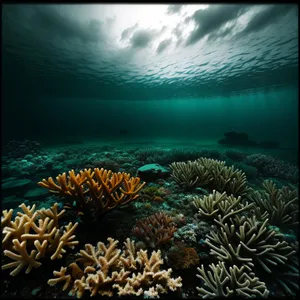 Colorful Coral Reef Underwater Paradise