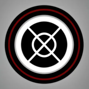 Shiny Metallic Car Wheel Symbol - Web Design Icon