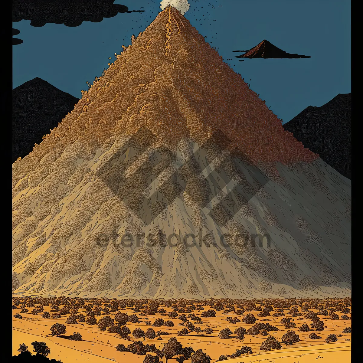 Picture of Pharaoh's Legacy: Majestic Desert Pyramid in Egypt